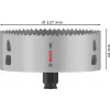 Bosch PRO Multi Material PC Plus, 44/127 mm, Üksik, Puur, Kipsplaat, Metall, Värviline metall, Plast, Okaspuit, Must, Hall, Koobalt-teras, Koobaltsulamiga kiirlõiketeras (HSS-Co)