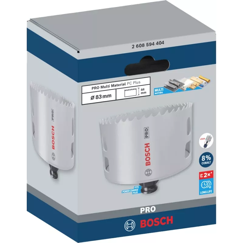 Auku saag Bosch PRO Multi Material PC Plus 44/83 mm puurile