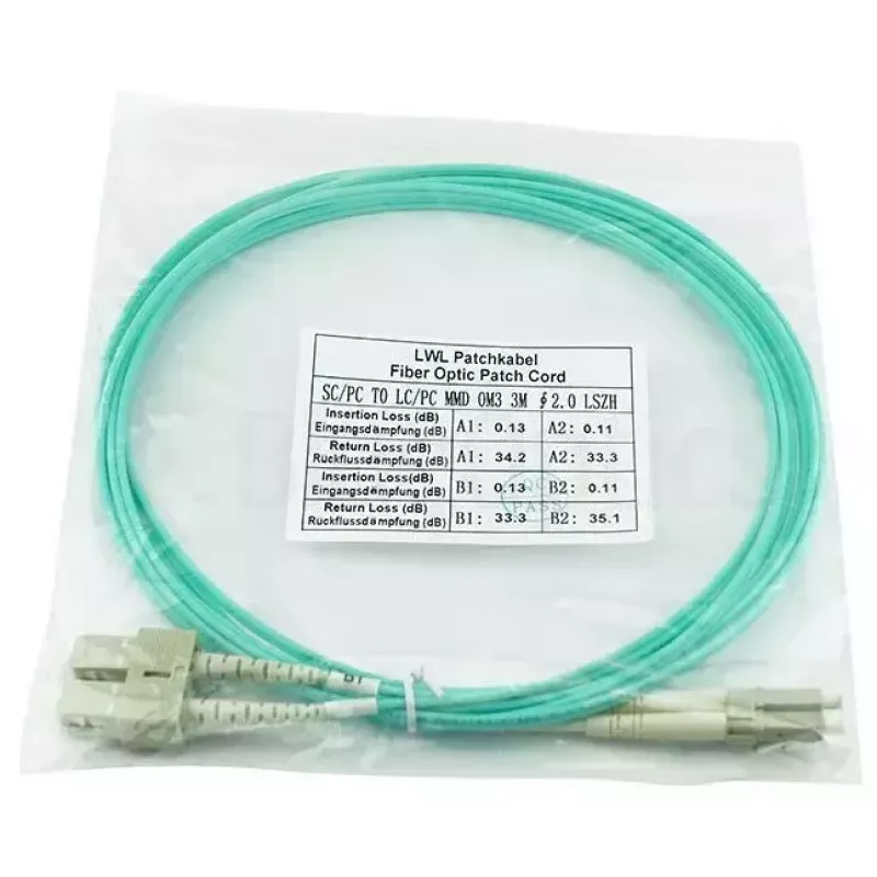 InfiniBand/kiudoptiline kaabel BlueOptics 055702T512000001M-BO 1 m 2x LC 2x SC LC/APC