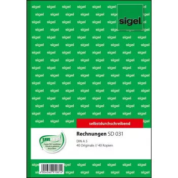 Ärivorm Sigel SD031 roheline A5 80 lehte