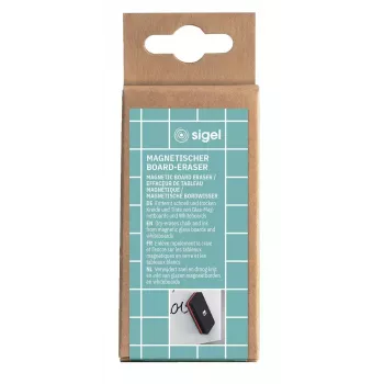 Kustutuskumm Sigel BA187 EVA fliis must punane 90x45x26mm