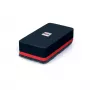 Kustutuskumm Sigel BA187 EVA fliis must punane 90x45x26mm