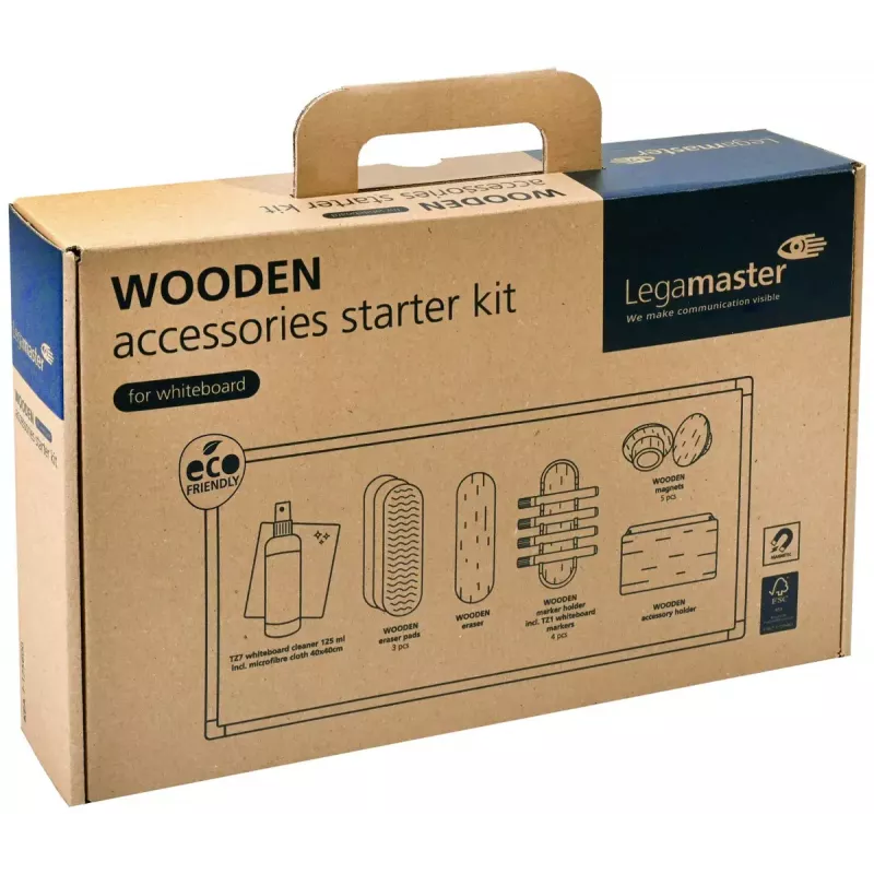Tarvikukomplekt Legamaster WOODEN 17-osaline FSC-sertifitseeritud