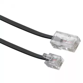 Võrgukaabel Schwaiger 3.0m RJ-11 - RJ-45 3m Must