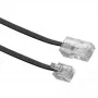 Võrgukaabel Schwaiger 3.0m RJ-11 - RJ-45 3m Must