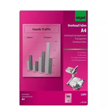 Trükikile A4 Sigel KF545 Läbipaistev 100 lehte