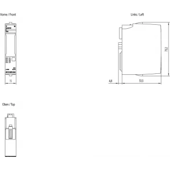Siemens 6ES7131-6BF01-0AA0 toiteadapter/muundur Siseruumides Mitmevärviline