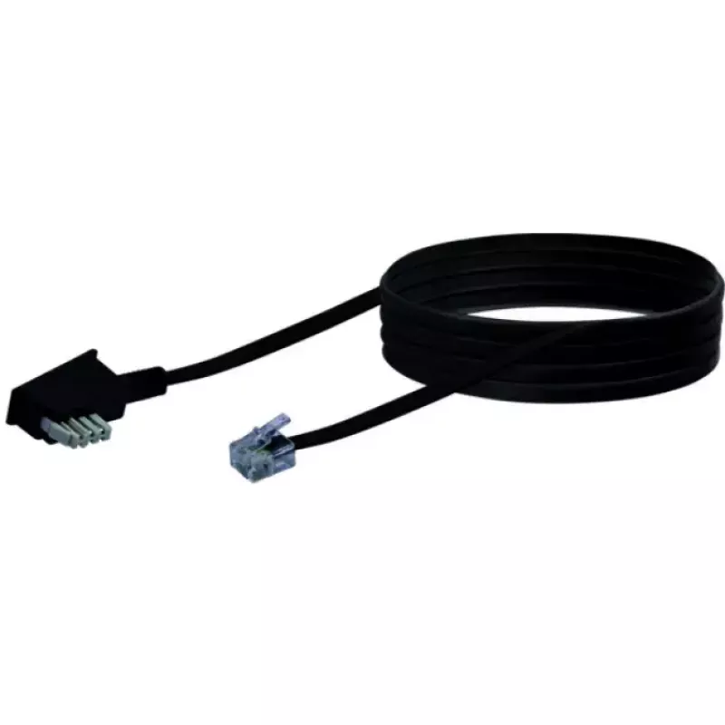 Kaabel RJ-11 Schwaiger TAL6236533 6,0 m TAE-N Must