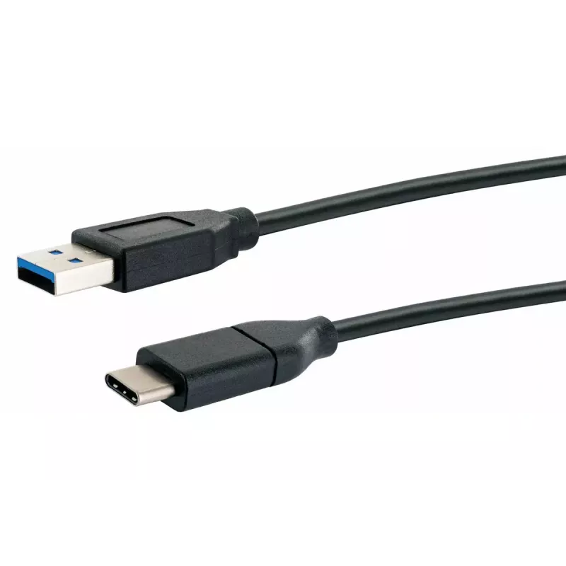 USB-kaabel Schwaiger LK 050 C USB 3.2 Gen 2 0.5 m USB A USB C Must