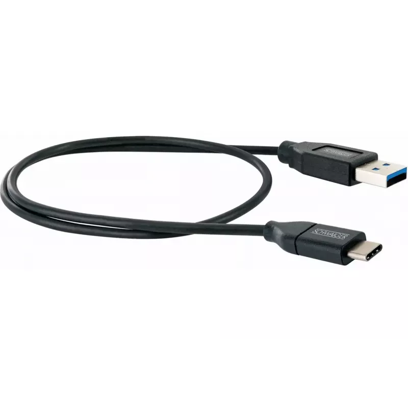 USB-kaabel Schwaiger LK 050 C USB 3.2 Gen 2 0.5 m USB A USB C Must