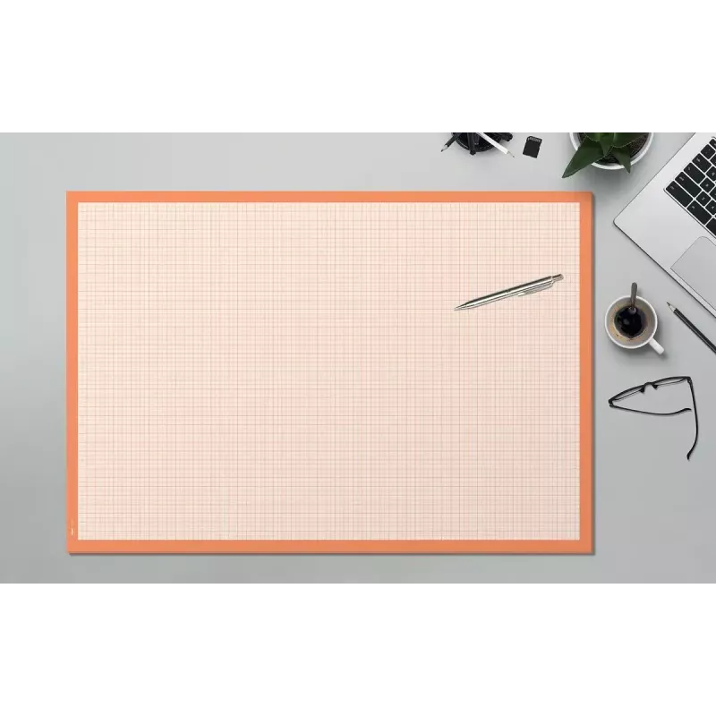 Lauaplokk Sigel HO270 — paberist lauaplokk, oranž/valge, 595×410 mm