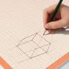 Lauaplokk Sigel HO270 — paberist lauaplokk, oranž/valge, 595×410 mm
