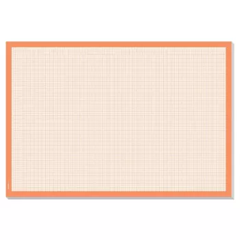 Lauaplokk Sigel HO270 — paberist lauaplokk, oranž/valge, 595×410 mm