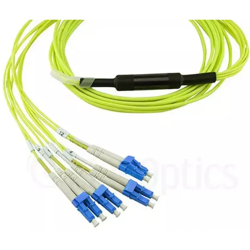 Kiudoptiline kaabel MPO 4x LC BlueOptics CBL-MPO12-4LC-SMF-10M 10m G.657.A1