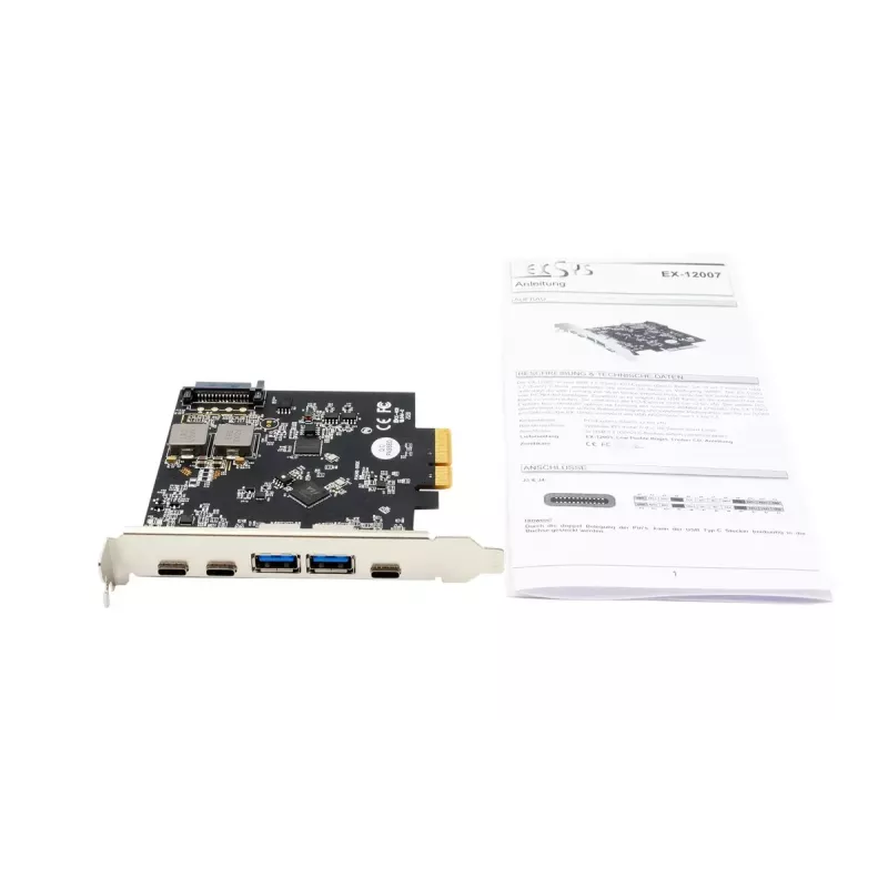 Liidesekaart EXSYS EX-12007 Internal USB 3.2 Gen 2