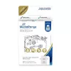 Plastlintkassett MediaRange TZ-131 12 mm must läbipaistval
