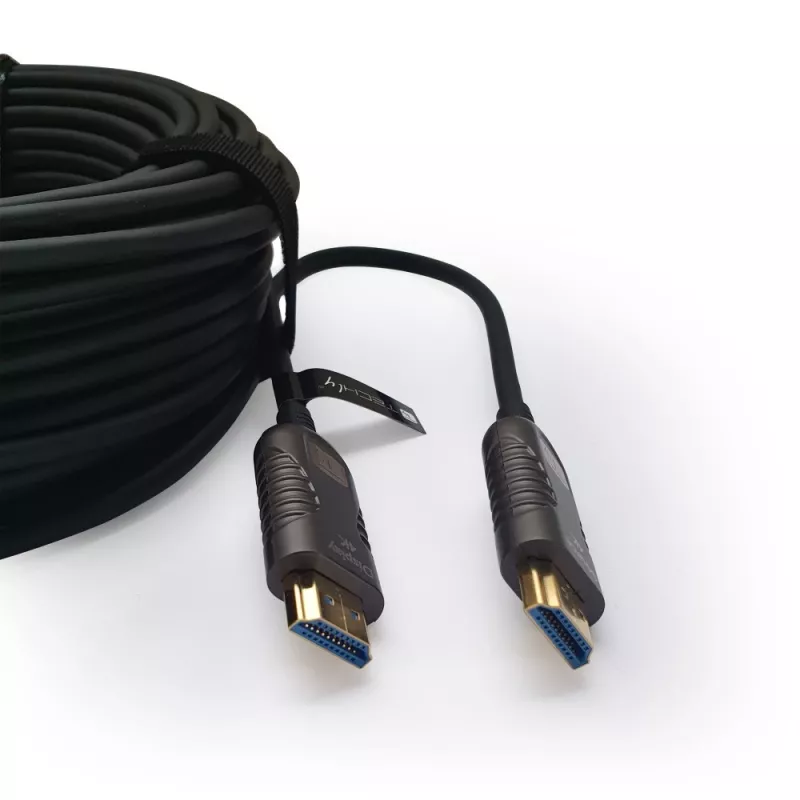 Techly ICOC HDMI-HY2-050 HDMI kaabel 50 m HDMI Type A (Standard) Must