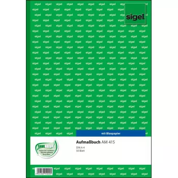 Ärivorm Sigel AM415 Roheline Valge A4 50 lehte