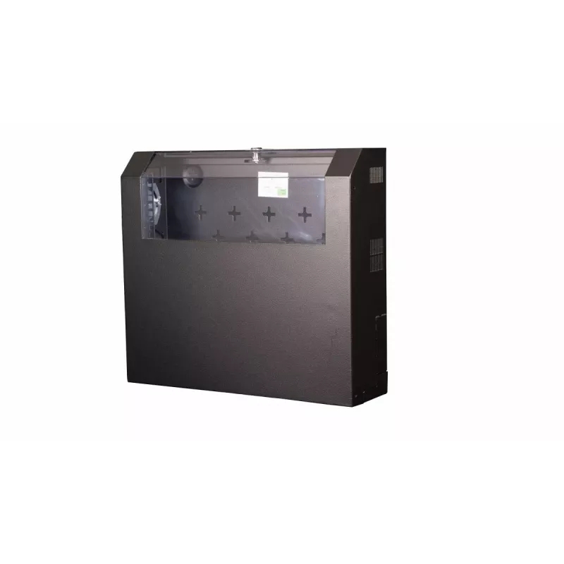 Seinale paigaldatav rack Equip õhuke Flex 19' Cabinet 5U RAL9005 must