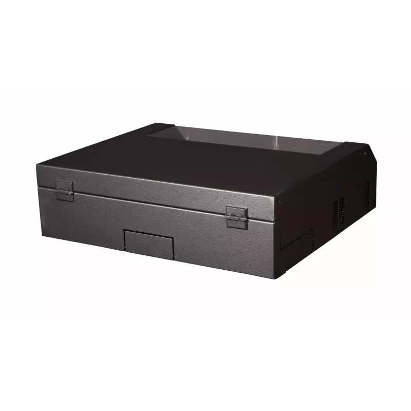 Seinale paigaldatav rack Equip õhuke Flex 19' Cabinet 5U RAL9005 must