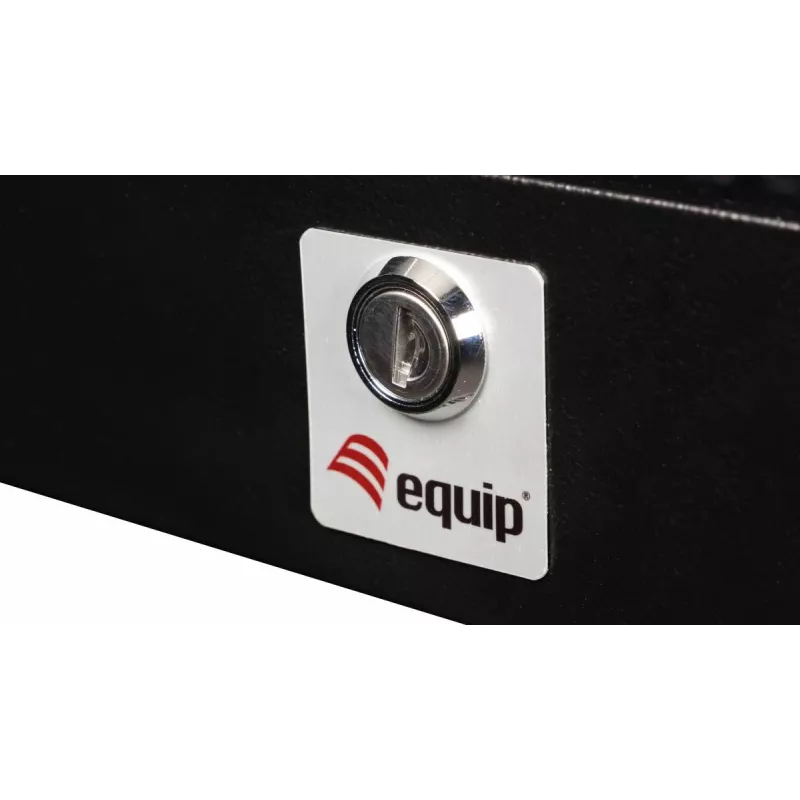 Seinale paigaldatav rack Equip õhuke Flex 19' Cabinet 5U RAL9005 must