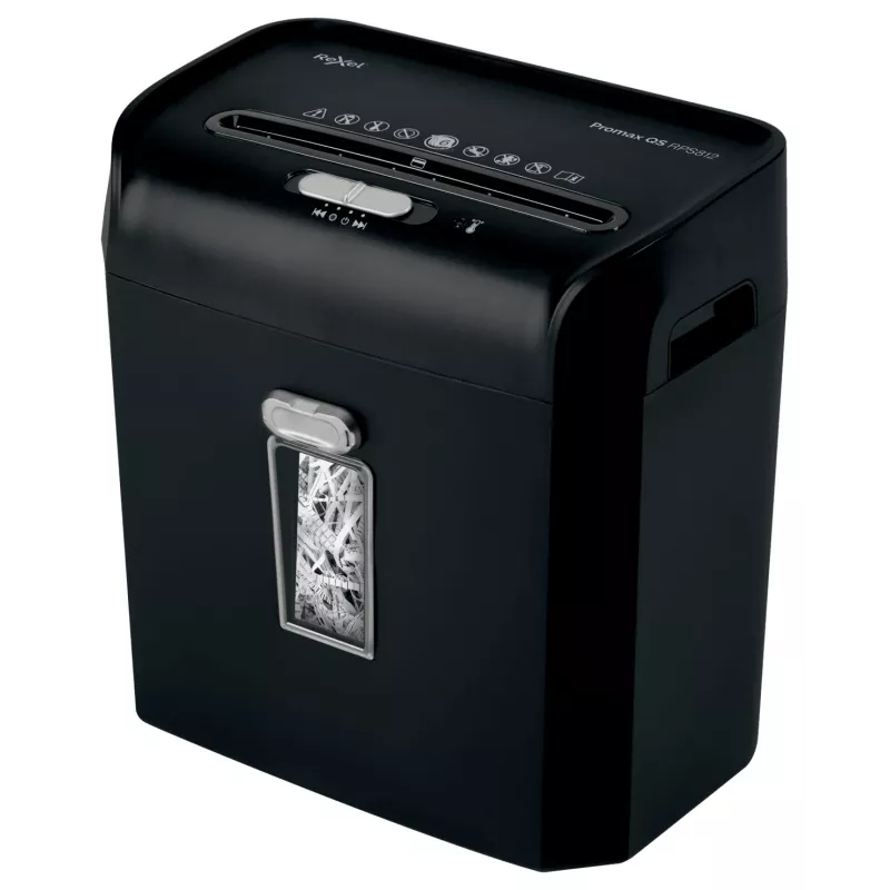 Rexel ProMax RPS812 ribapaberipurustaja P2, ribapurustamine, 22 cm, 6 mm, 12 L, 88 lehte, 58 dB