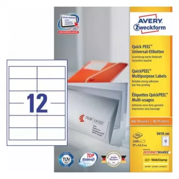 Isekleepuv silt AVERY 3659-200