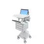 Multimeediakäru Ergotron StyleView Alumiiniumhall Valge