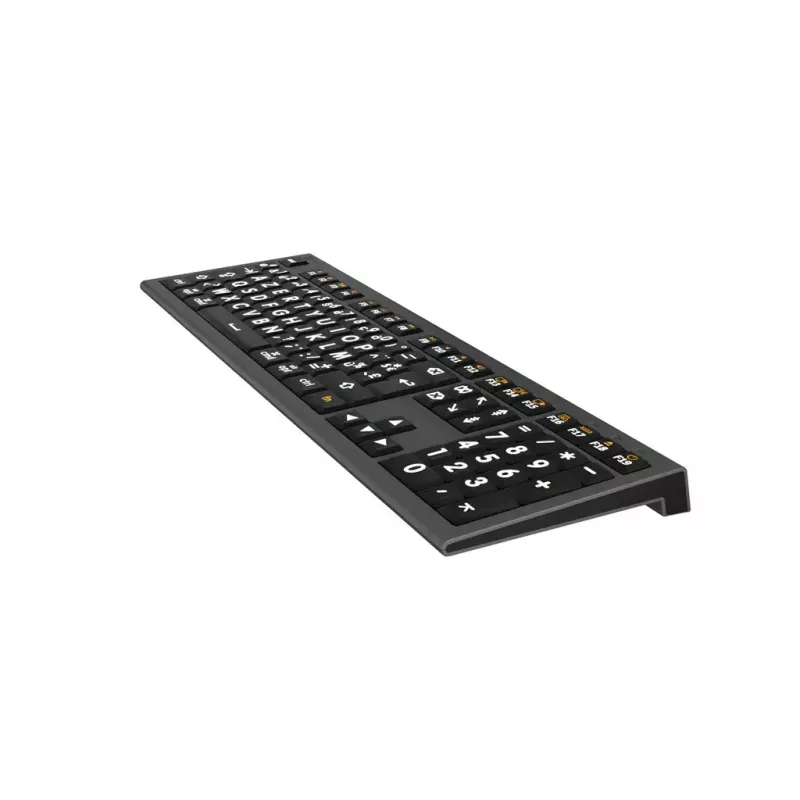 Logickeyboard USB AZERTY Prantsuse klaviatuur LKB-LPWB-A2M-FR Juhtmega Kääritsüüritid