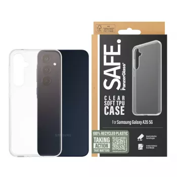 PanzerGlass SAFE. by ® TPU-ümbris Samsung Galaxy A35 5G | Läbipaistev