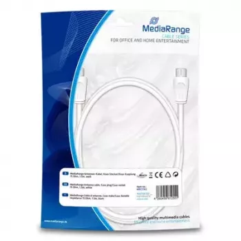 Ühenduskaabel MediaRange MRCS162 1,5 m valge
