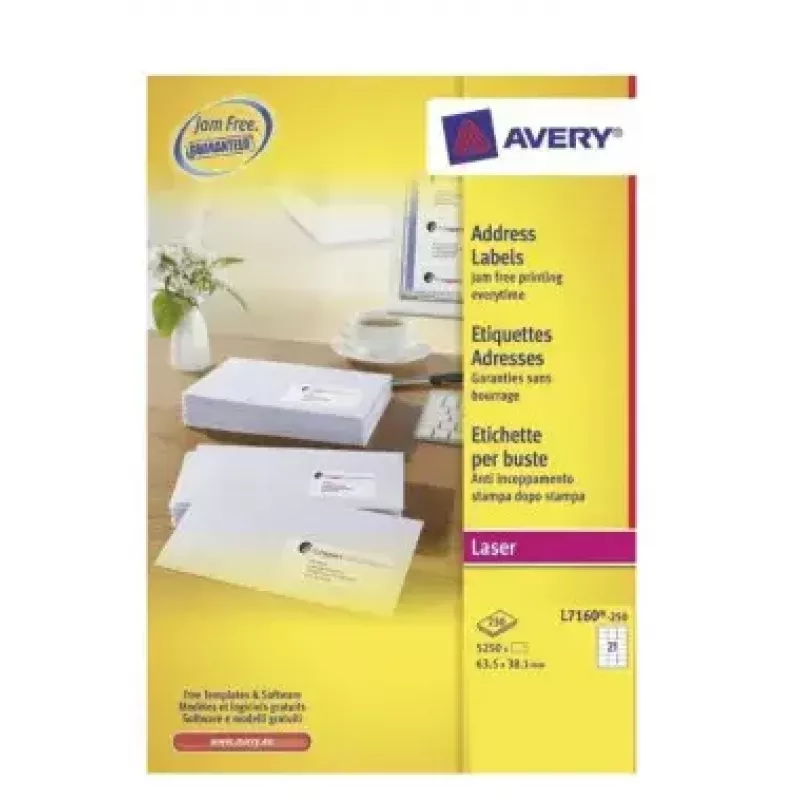 Isekleepuv silt Avery L7160-250