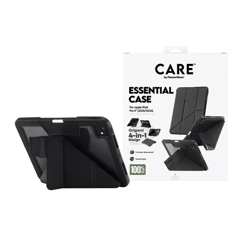 PanzerGlass CARE by ® TPU Essential kate – must, iPad Pro 11 tolli (2024–2025)