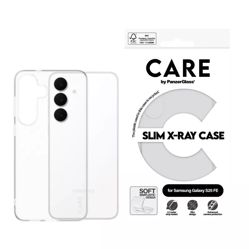 PanzerGlass CARE™ by ® läbipaistev X-Ray ümbris Samsung Galaxy S25 FE 5G