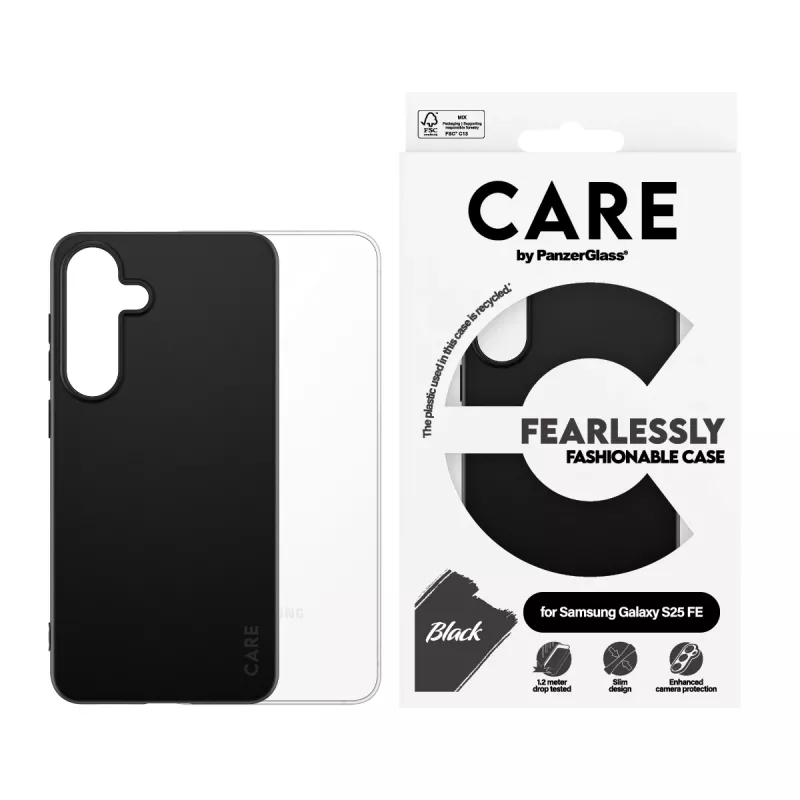 PanzerGlass CARE™ by ® TPU-ümbris must Samsung Galaxy S25 FE 5G