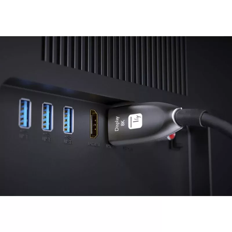 Techly ICOC HDMI-HY8-030 HDMI kaabel 30 m HDMI Type A (Standard) Must