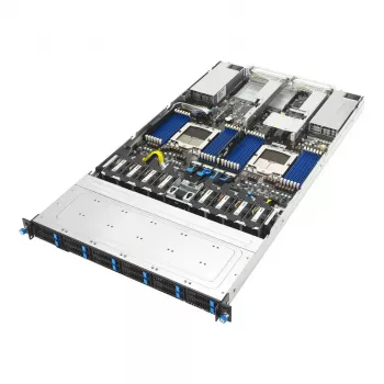 ASUS RS700A-E13-RS12U LGA 6096P Rack (1U) Must, Hõbedane