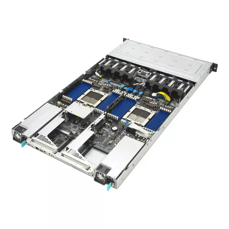 ASUS RS700A-E13-RS12U LGA 6096P Rack (1U) Must, Hõbedane