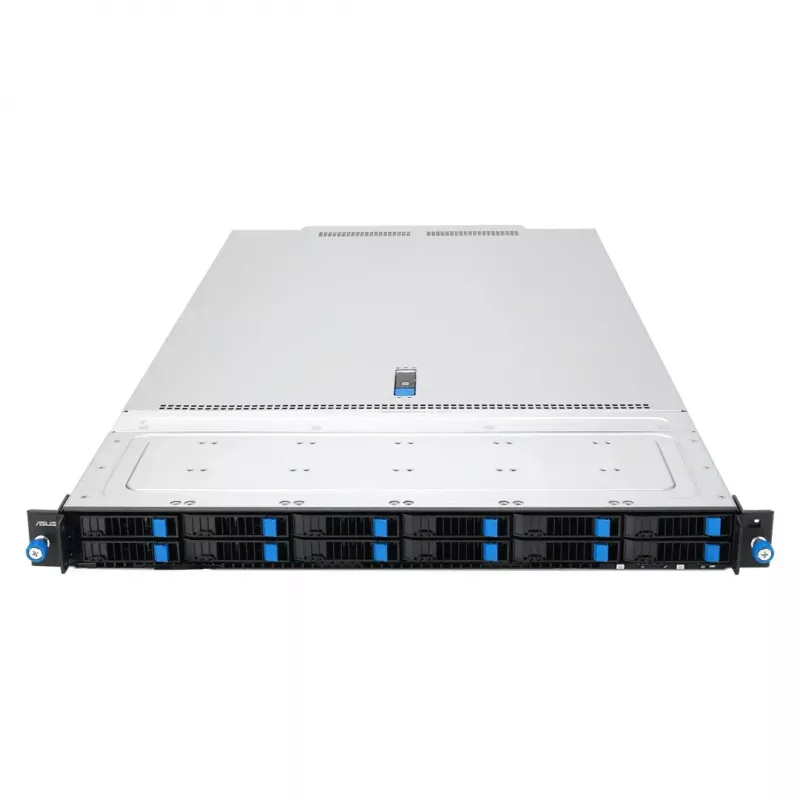 ASUS RS700A-E13-RS12U LGA 6096P Rack (1U) Must, Hõbedane