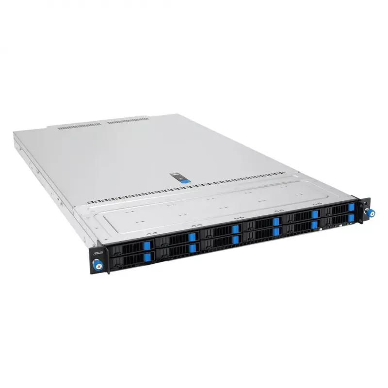 ASUS RS700A-E13-RS12U LGA 6096P Rack (1U) Must, Hõbedane