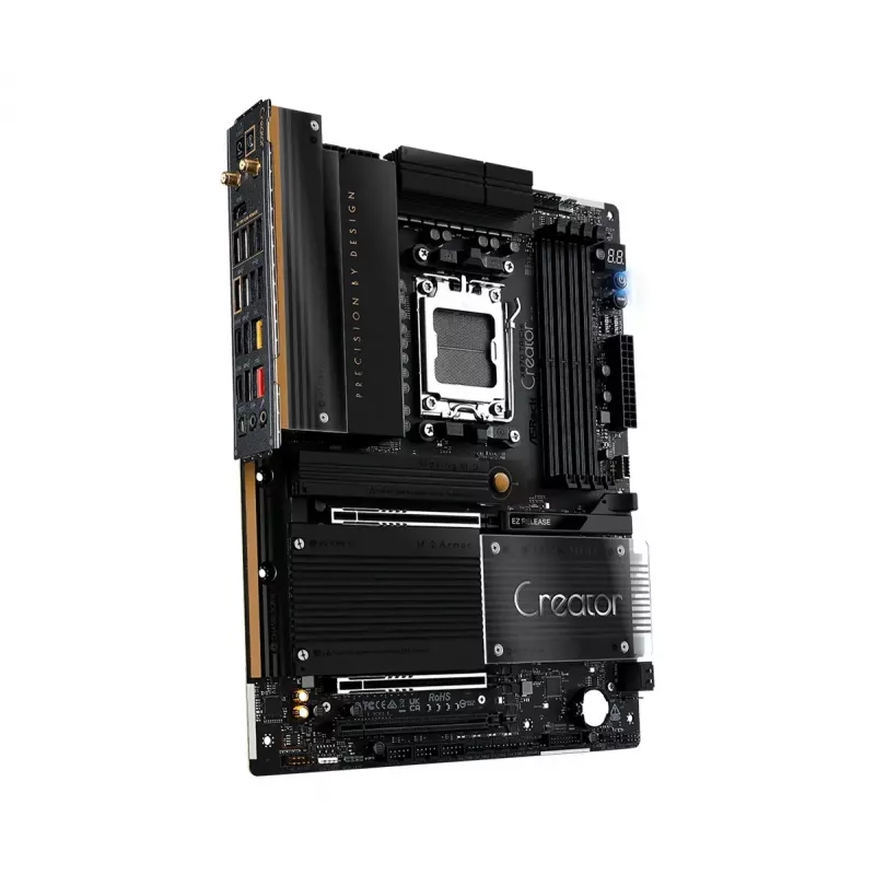 Emaplaat ASRock X870 Taichi Creator ATX — AMD X870, Socket AM5, DDR5, 4 DIMM, 256 GB, 10 Gb Ethernet, Wi‑Fi 7