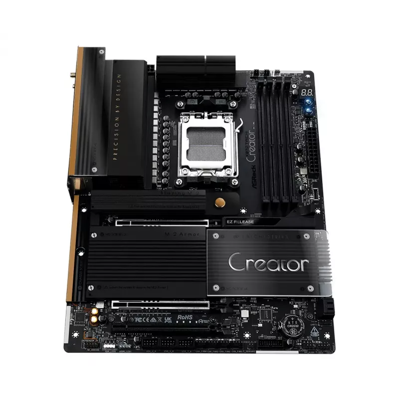 Emaplaat ASRock X870 Taichi Creator ATX — AMD X870, Socket AM5, DDR5, 4 DIMM, 256 GB, 10 Gb Ethernet, Wi‑Fi 7