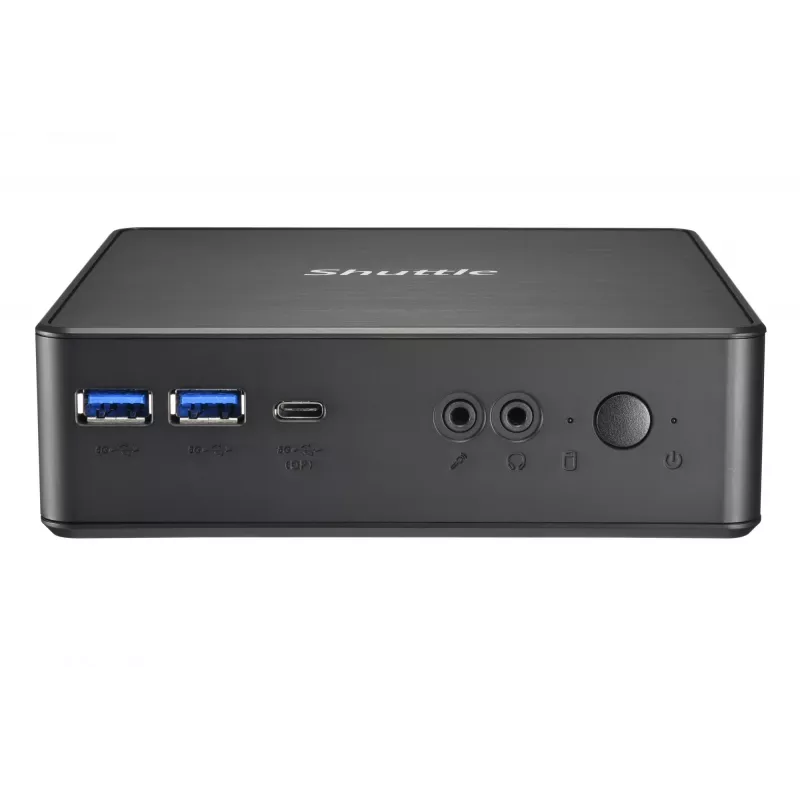 Shuttle Nano PC NC4010BAV2, Intel Celeron 7305, 8GB DDR4, 128GB M.2, 1x HDMI, 1x DP, 7x USB, 1x LAN, sh VESA ja alus