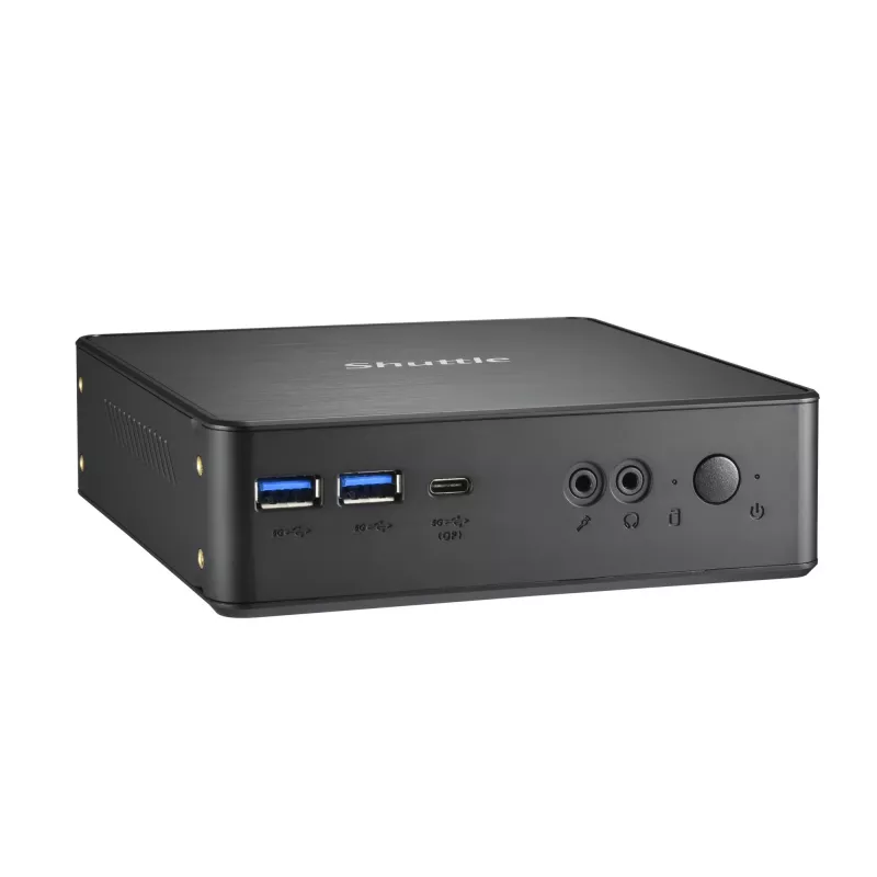Shuttle Nano PC NC4010BAV2, Intel Celeron 7305, 8GB DDR4, 128GB M.2, 1x HDMI, 1x DP, 7x USB, 1x LAN, sh VESA ja alus
