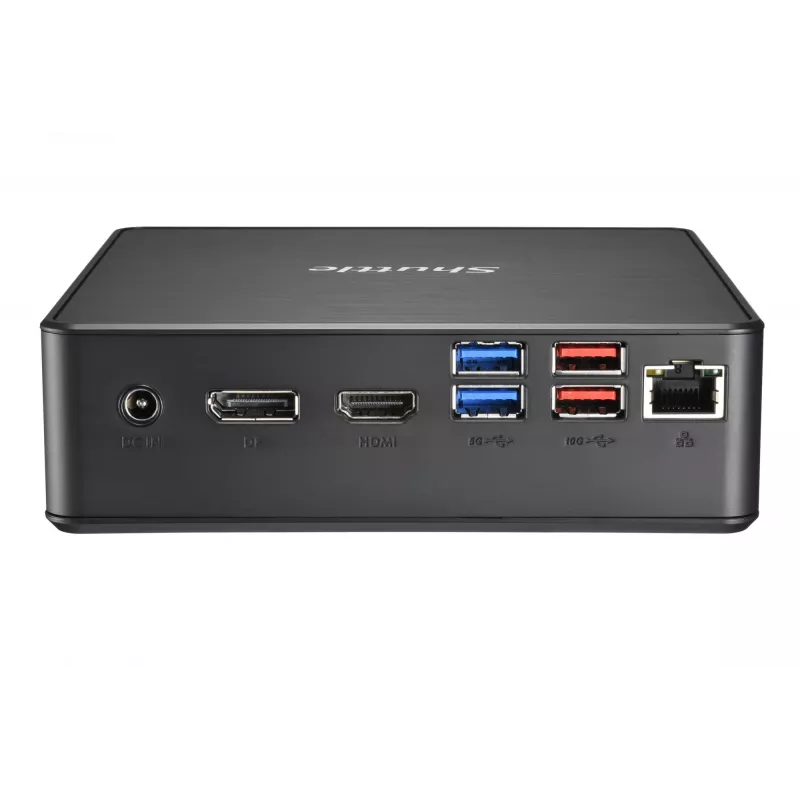 Shuttle Nano PC NC4010BAV2, Intel Celeron 7305, 8GB DDR4, 128GB M.2, 1x HDMI, 1x DP, 7x USB, 1x LAN, sh VESA ja alus