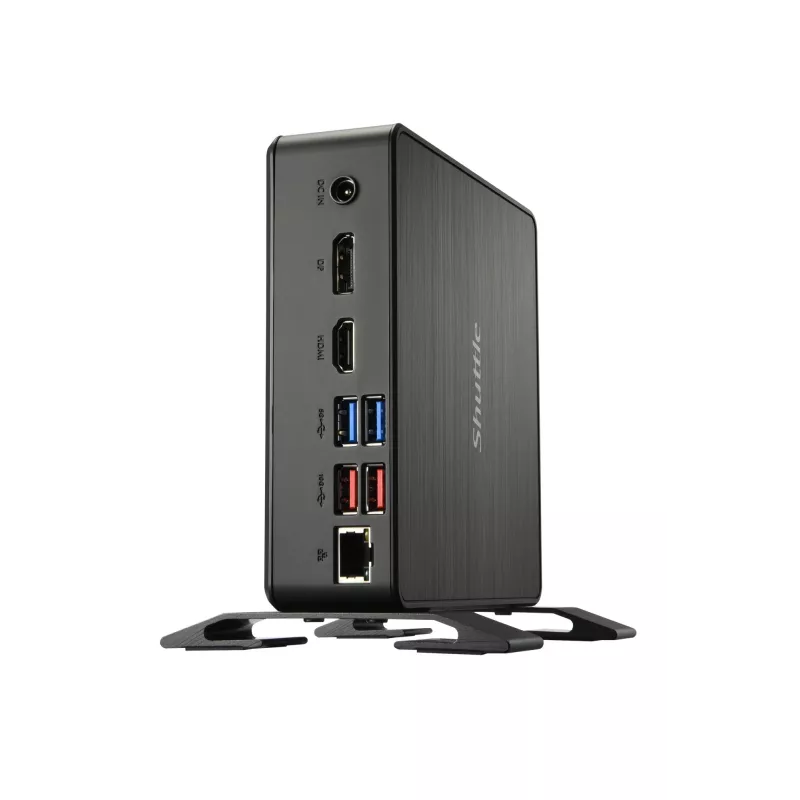 Shuttle Nano PC NC4010BAV2, Intel Celeron 7305, 8GB DDR4, 128GB M.2, 1x HDMI, 1x DP, 7x USB, 1x LAN, sh VESA ja alus