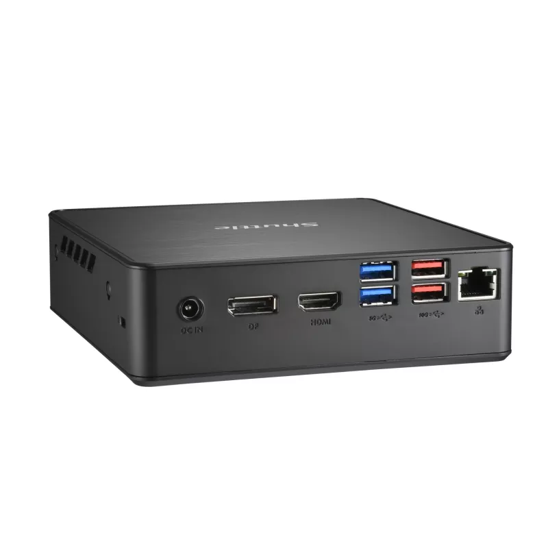 Shuttle Nano PC NC4010BAV2, Intel Celeron 7305, 8GB DDR4, 128GB M.2, 1x HDMI, 1x DP, 7x USB, 1x LAN, sh VESA ja alus