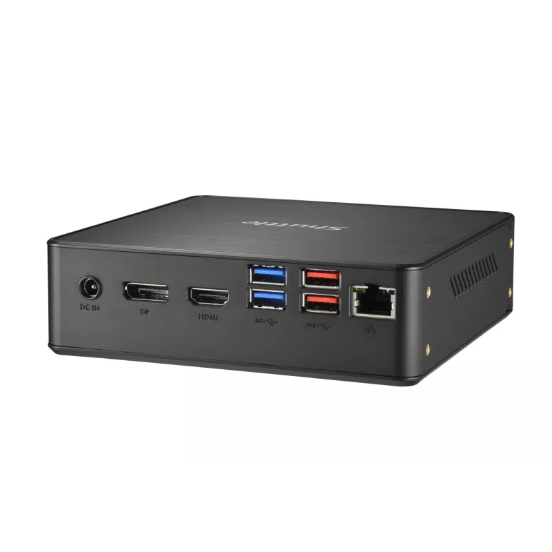 Shuttle Nano PC NC4010BAV2, Intel Celeron 7305, 8GB DDR4, 128GB M.2, 1x HDMI, 1x DP, 7x USB, 1x LAN, sh VESA ja alus