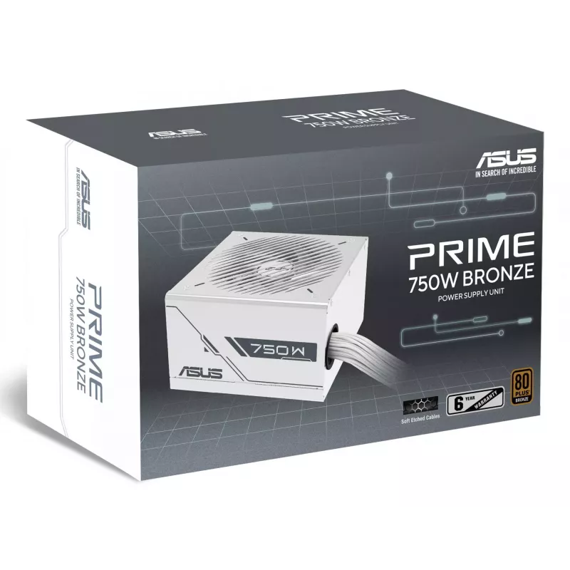 ASUS Prime 750W Bronze Valge Edition toiteplokk 20+4 pin ATX ATX