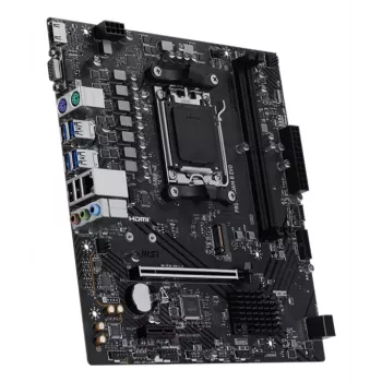 Motherboard MSI PRO A620AM-B EVO ATX — AMD A620A, pesa AM5, DDR5 2× DIMM kuni 128 GB, 5 Gb Ethernet, M.2 & SATA III, HDMI 2.1
